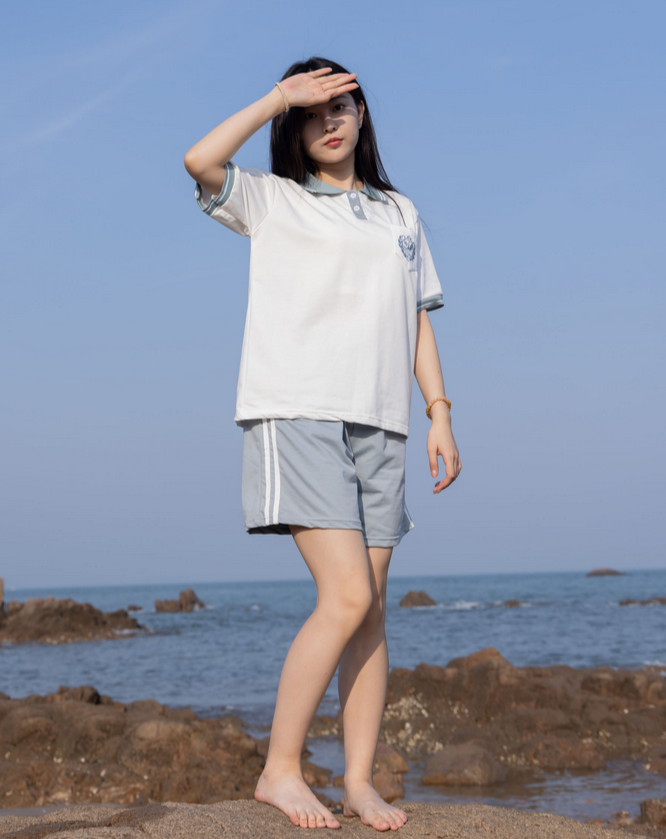 物恋传媒 美兔 海边清新写真套图合集下载