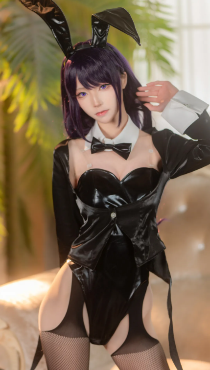 制服诱惑 魅惑坂坂白 兔女郎Cosplay主题写真图包合集下载