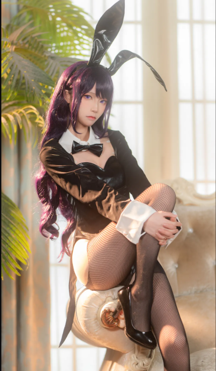 制服诱惑 魅惑坂坂白 兔女郎Cosplay主题写真图包合集下载
