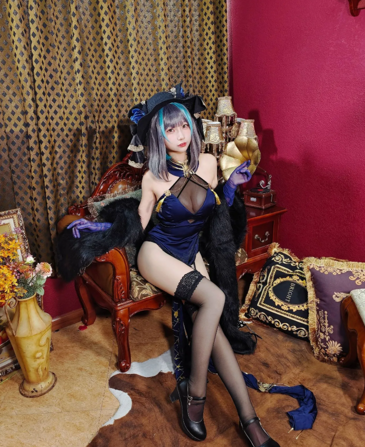 橙喵哥特猫娘街拍写真图包合集下载