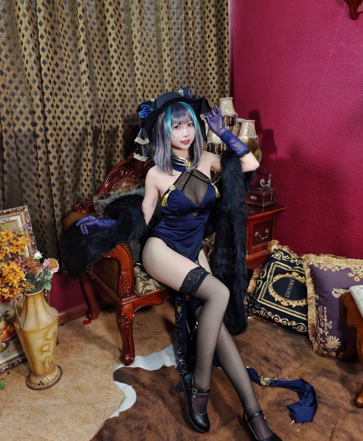 橙喵哥特猫娘街拍写真图包合集下载