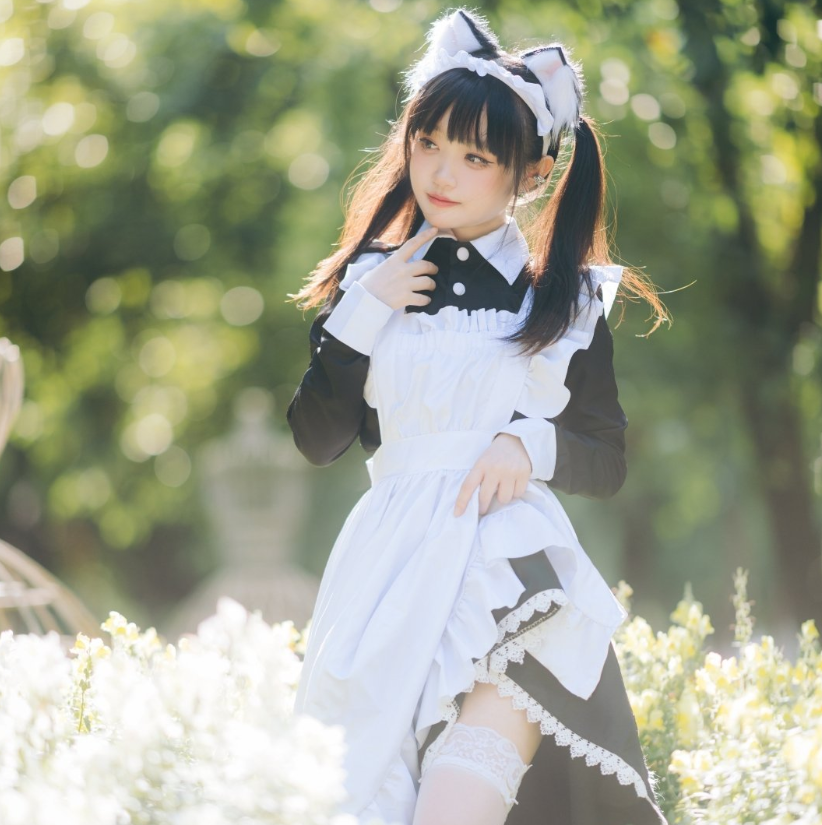 神沢永莉 甜美 花园猫耳女仆写真图片以及视频合集