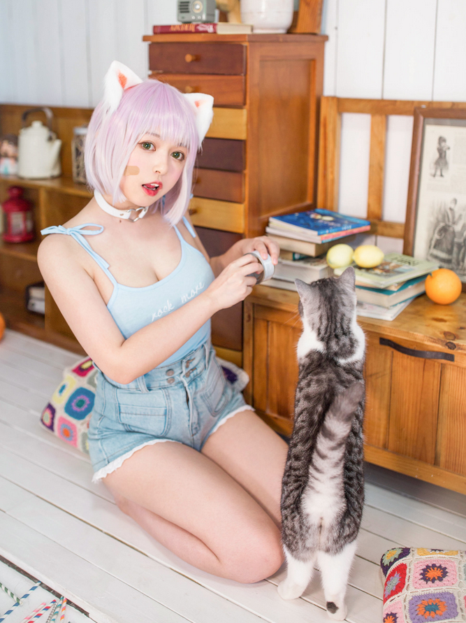 萝莉少女控 黑猫猫OvO写真图包合集下载