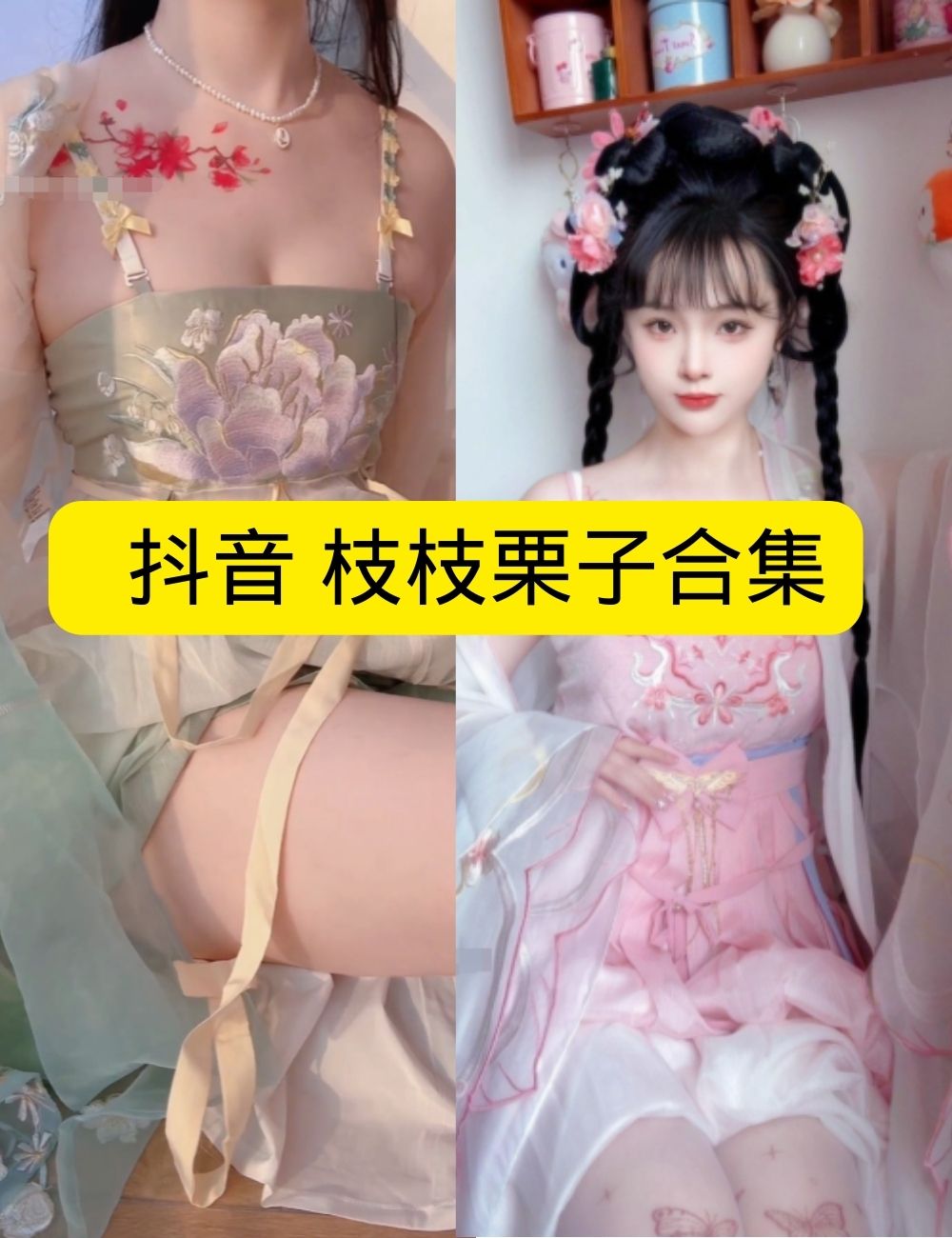 白丝萝莉控 微密圈 娇俏抖音 枝枝栗子古典汉服写真资源合集下载