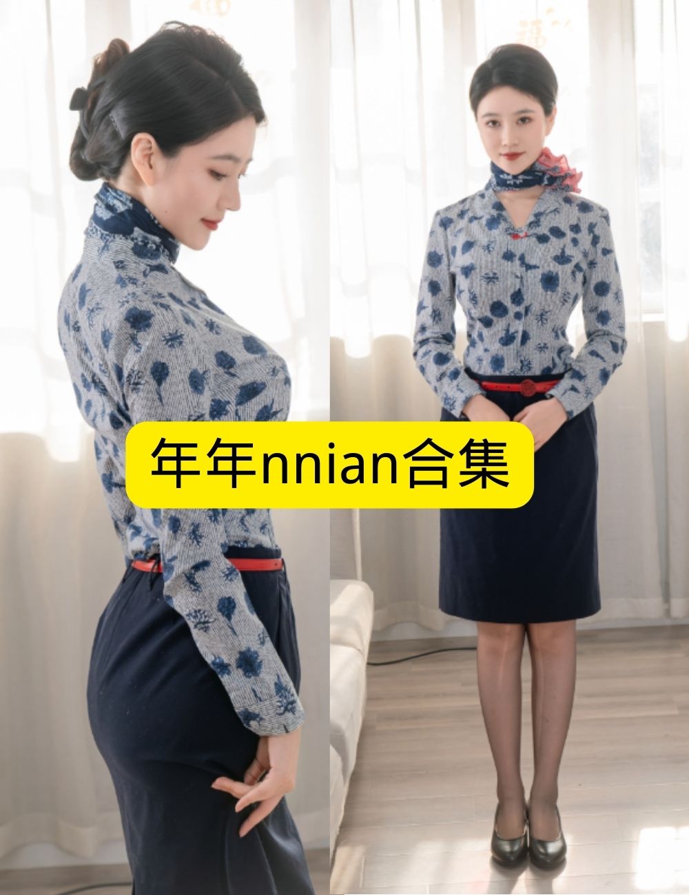 丝袜诱惑 年年nnian 制服黑丝系列 套图合集下载