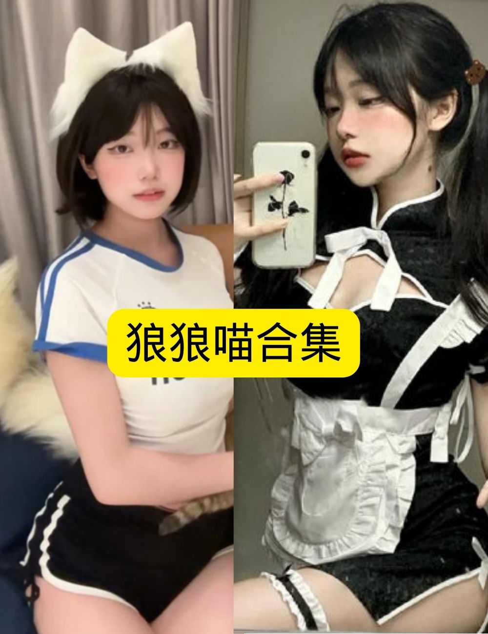 萝莉少女控 微密圈 俏皮狼狼喵居家私房风写真资源合集下载