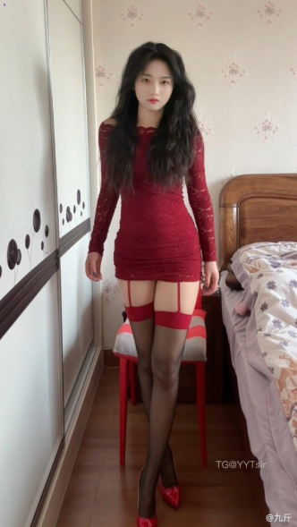 黑丝御姐 微密圈 魅惑 抖音 今天是九斤明哥 红裙黑丝 写真套图合集下载