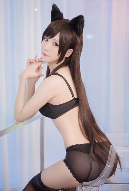 制服诱惑 呆萌白神泱教室猫娘写真图片以及视频合集