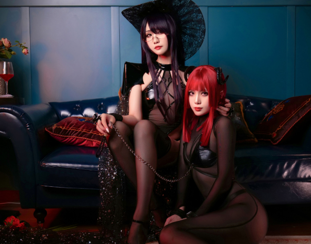 黑丝御姐 冷艳羊大真人暗黑女王写真图片以及视频合集