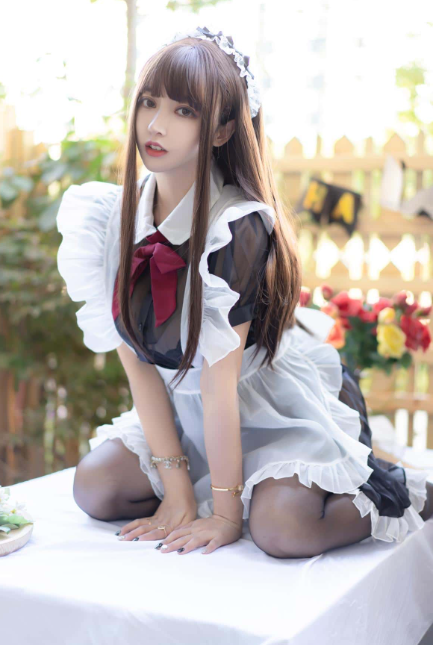 过期米线线喵《透明女仆》私房薄纱娇羞写真图片以及视频合集下载