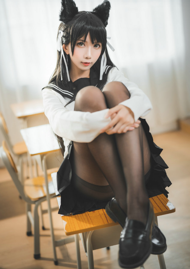 丝袜少女控 娇俏迷失人形QUQ猫耳校服写真套图合集下载