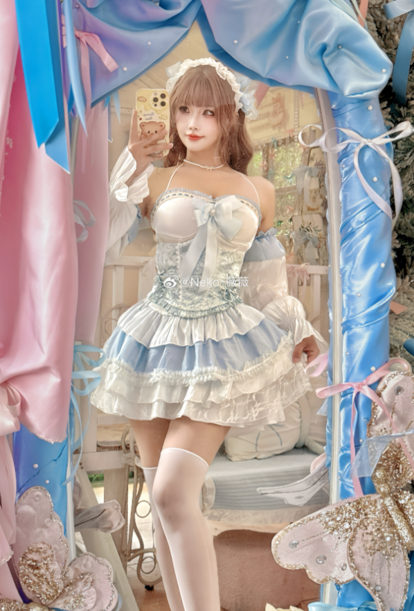 白丝美腿福利 甜美neko薇薇梦幻洋装写真图片以及视频合集下载