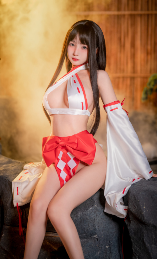 桜井宁宁《纯洁巫女》神域秘境娇媚写真图包合集下载