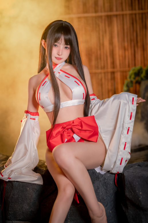 桜井宁宁《纯洁巫女》神域秘境娇媚写真图包合集下载