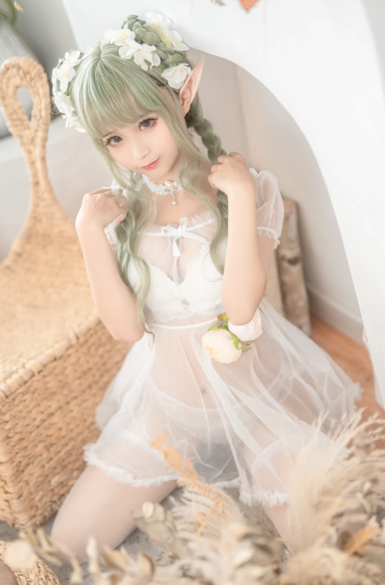 蠢沫沫《绿精灵》奇幻性感写真图片视频合集下载