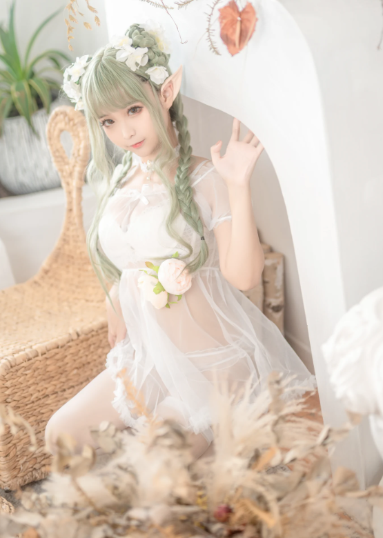 蠢沫沫《绿精灵》奇幻性感写真图片视频合集下载